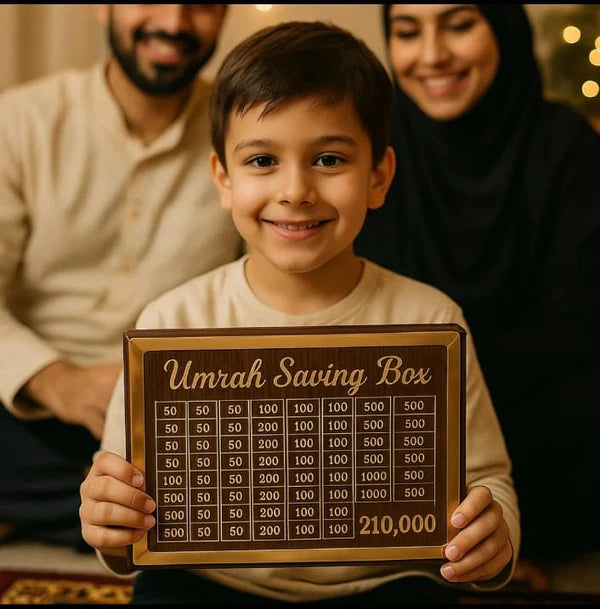 Umrah Saving Box – Save Rs. 210,000 for Your Spiritual Journey