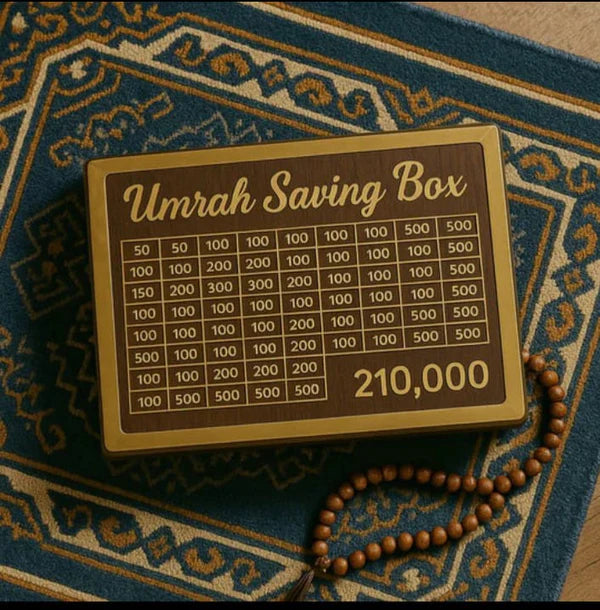 Umrah Saving Box – Save Rs. 210,000 for Your Spiritual Journey