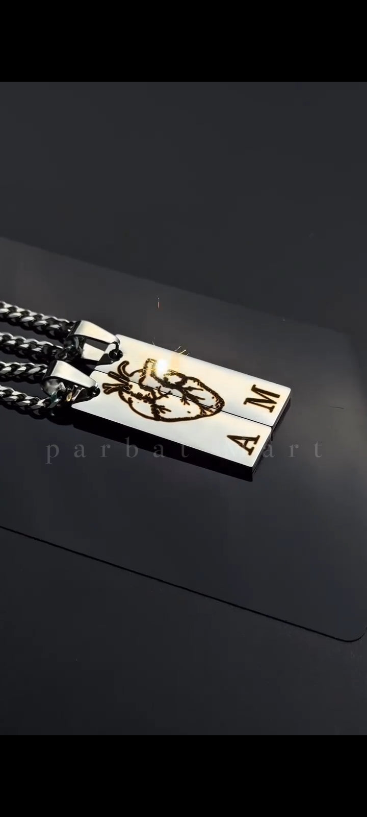 Heart Engraving Necklace