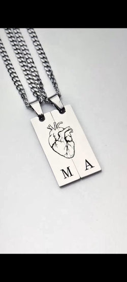 Heart Engraving Necklace